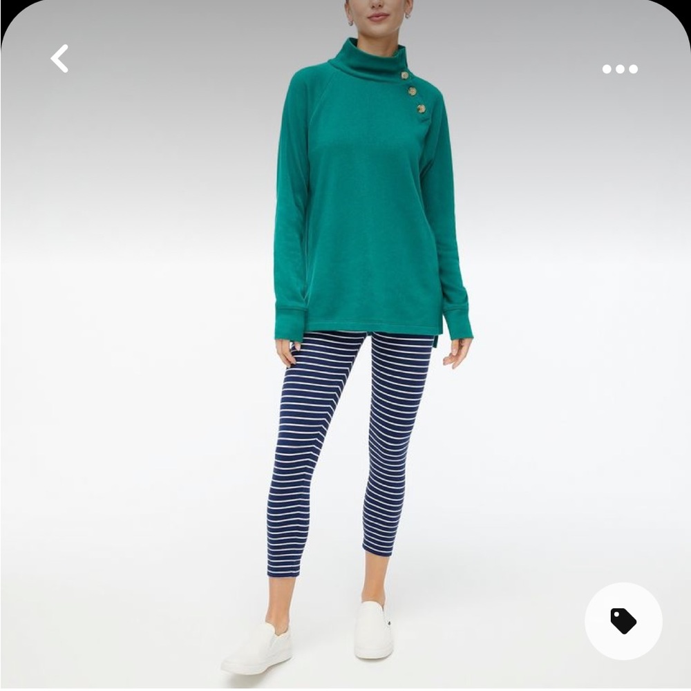 BNWOT J. Crew Factory Button Fleece Tunic